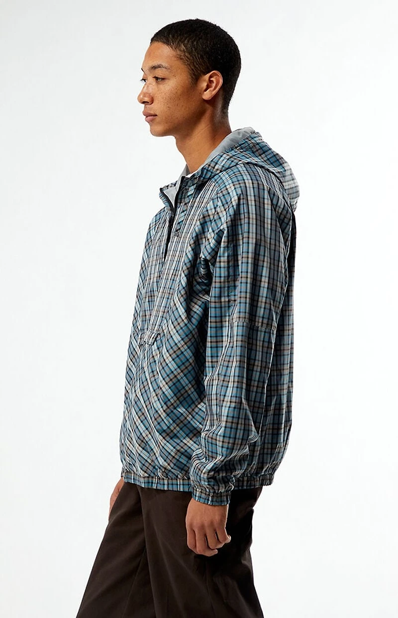 Umbro Checked Partial Zip Up Jacket