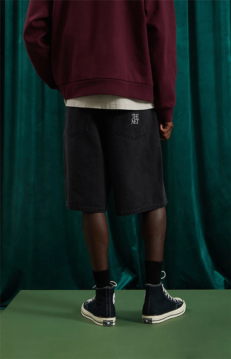 The Met x Pacsun European Baggy Denim Shorts