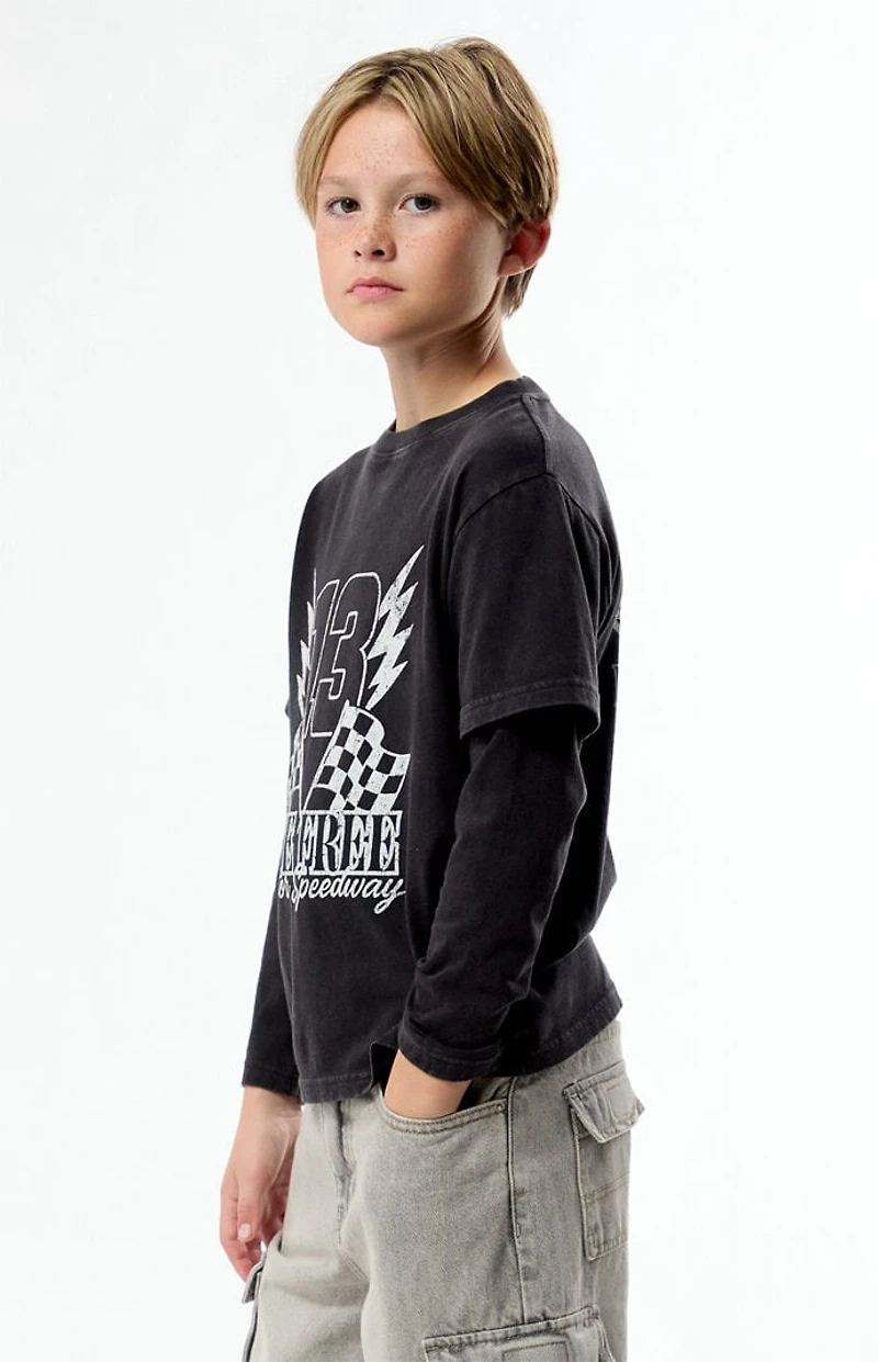 Pacsun Kids Born Free 2fer Long Sleeve T-Shirt