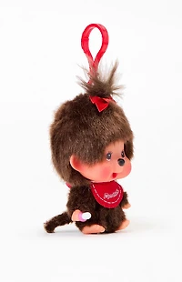 Monchhichi Plush Big Head Girl Keychain