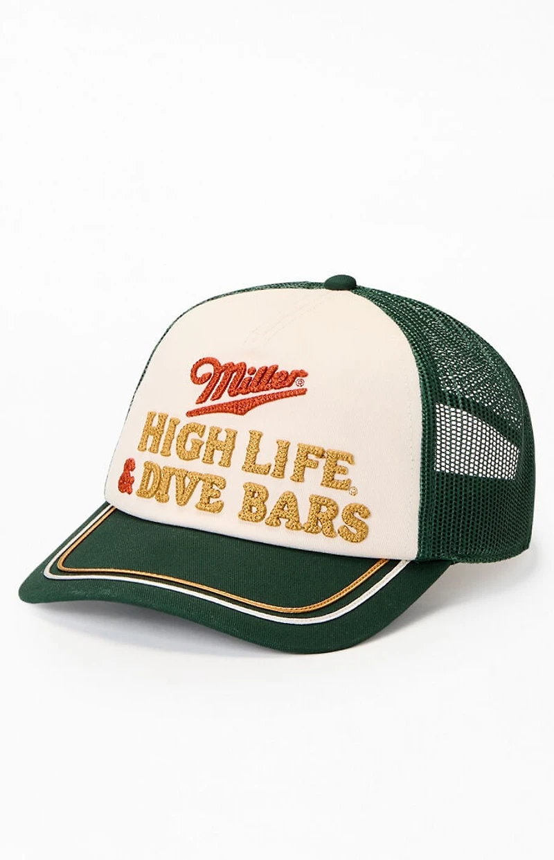 American Needle Miller High Life & Dive Bars Trucker Hat