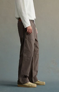 RARE DNM EDIT Brown Carpenter Baggy Jeans