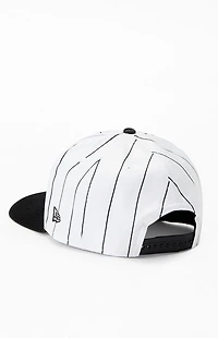 New Era Chicago White Sox 9FIFTY Satin Pinstripe Snapback Hat