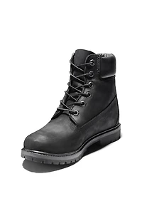 Timberland Women's Black Premium 6inch Lace-Up Waterproof Boots