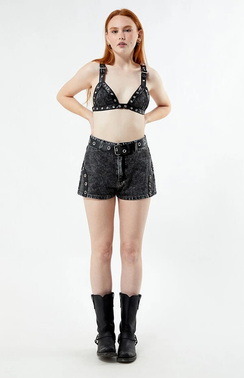 WEWOREWHAT Grommet Detail Bralette