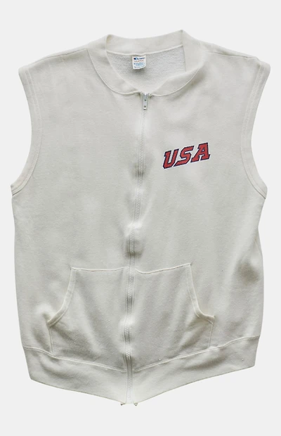 PS VINTAGE 80s USA Champion Zip Crew Neck Sweatshirt