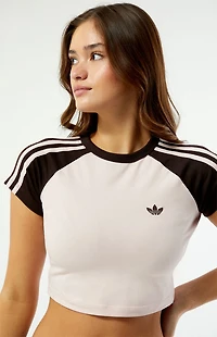 adidas Light Pink Short Sleeve Baby T-Shirt