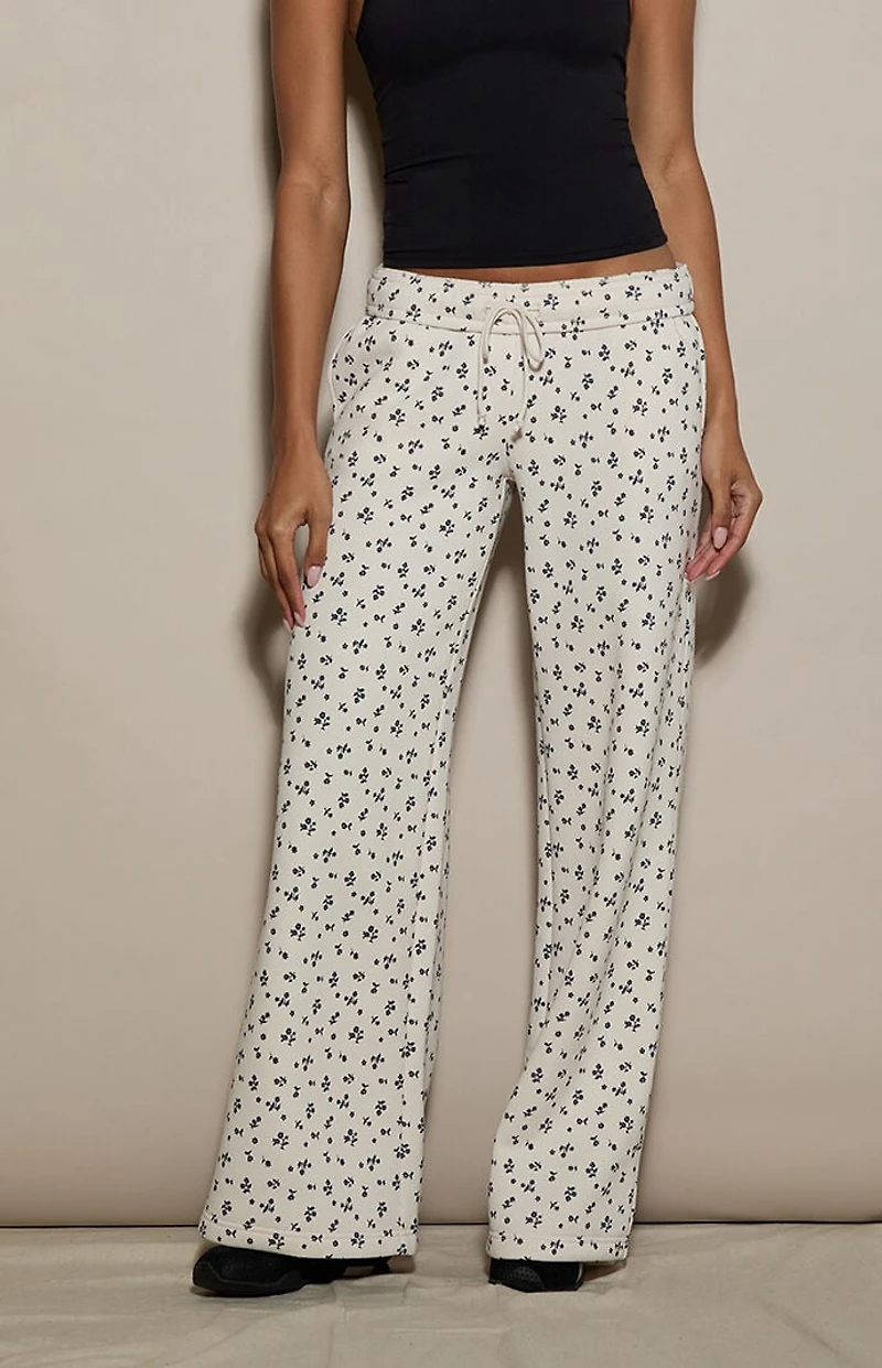 LA Hearts Ditzy Floral Baggy Sweatpants