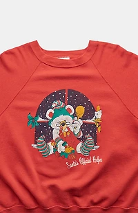 PS VINTAGE 80s Santa Official Helper Crew Neck Sweatshirt