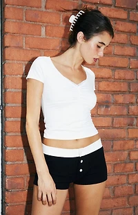 John Galt Thick Ribbed Boyshorts