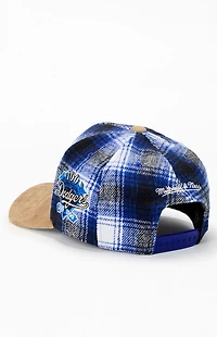 Mitchell & Ness MLB Plaid LA Dodgers 100th Anniversary Pro Snapback Hat