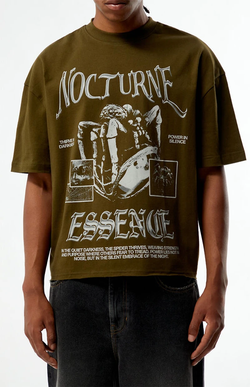 Pacsun Nocturne Essence Cropped Boxy T-Shirt