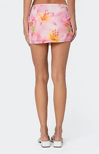 Edikted Stassi Printed Mini Skirt