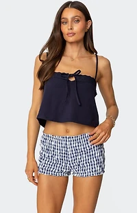 Edikted Odette Tie Detail Tank Top