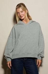 Pacsun Heather Grey Weekend Fleece Hoodie