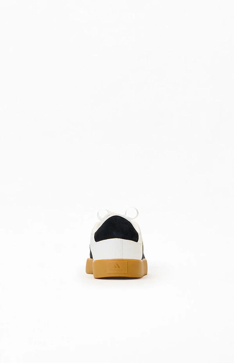 adidas Women's White Leather VL Court 3.0 Sneakers