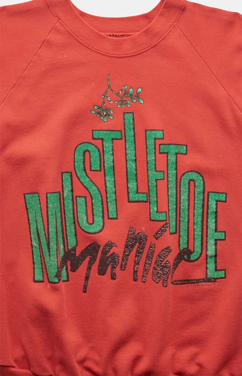 PS VINTAGE '90s Mistletoe Maniac Crew Neck Sweatshirt
