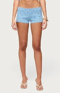 Edikted Nataly Button Knit Shorts