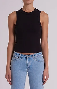 ABRAND Heather Icon Long Singlet Tank Top