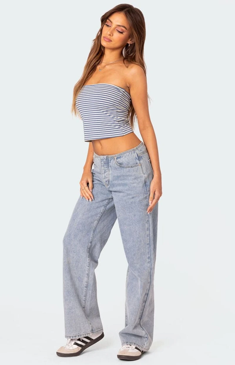 Edikted Lilah Striped Tube Top