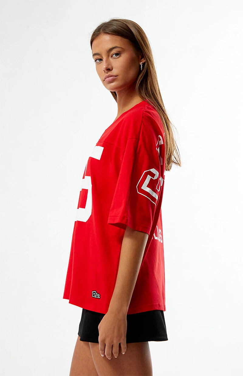 HYPE & VICE Georgia Bulldogs Football Oversized T-Shirt