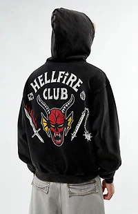 Netflix Stranger Things Hellfire Club Zip Up Hoodie
