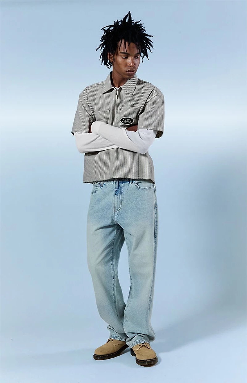 Pacsun Dylan Baggy Jeans Light Indigo
