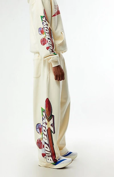 Budweiser Bud Bowl Ten Open Hem Baggy Sweatpants