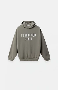 Fear of God ESSENTIALS Kids Moss '90s Fit Fleece Hoodie