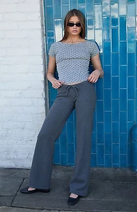 John Galt Gray Anastasia Baggy Sweatpants