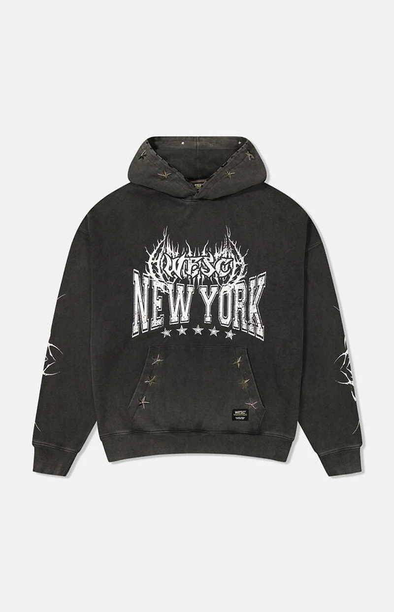 WeSC America Inc Black Wash Gothic Hoodie