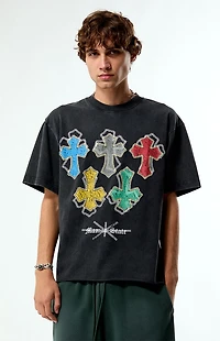 Pacsun Cross State Cropped T-Shirt