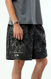 Civil Thorns Camo Baggy Fleece Sweat Shorts