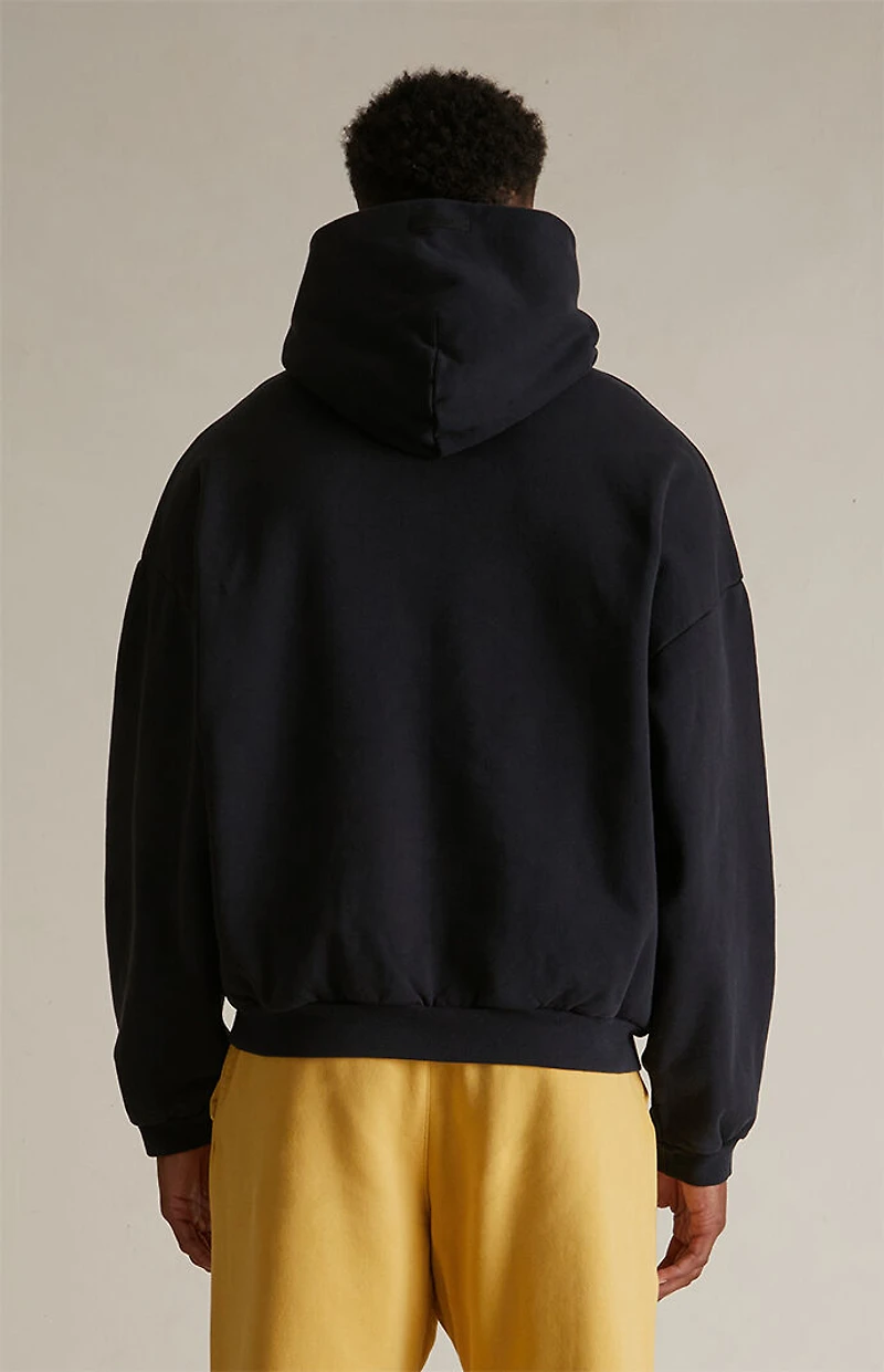Fear of God ESSENTIALS Black Heavy Fleece Hoodie