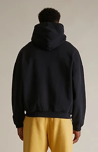 Fear of God ESSENTIALS Black Heavy Fleece Hoodie
