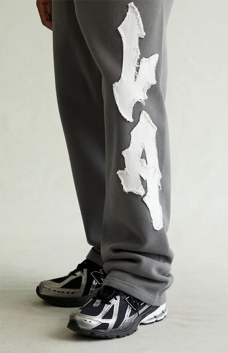 Pacsun LA Applique Fleece Baggy Sweatpants