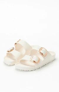 Birkenstock Women's Arizona Big Buckle EVA Sandals Eggshell