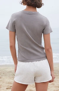 John Galt Silver USA Sweat Shorts