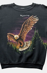 PS VINTAGE 90s Wyoming Eagle Crew Neck Sweatshirt