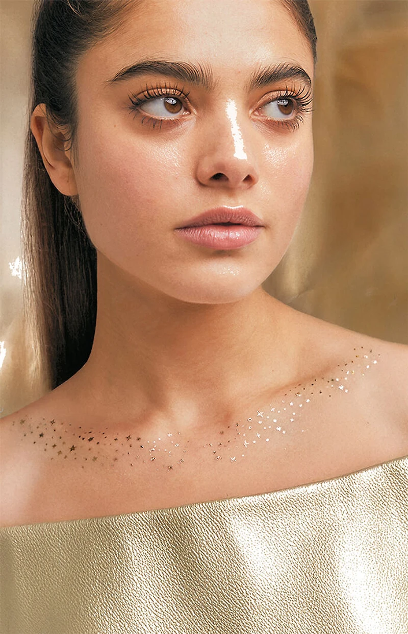 FAZIT BEAUTY Gold Decolletage Glitter Makeup Patches