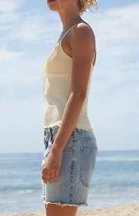 John Galt Yellow Arden Tank Top