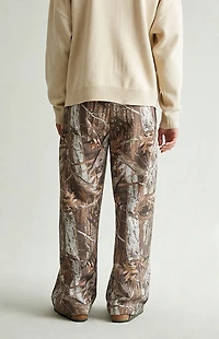 Pacsun Camo Fleece Extreme Baggy Sweatpants