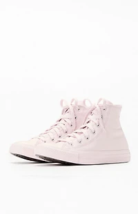 Converse Kids Light Pink Chuck Taylor All Star Monochrome High Top Shoes