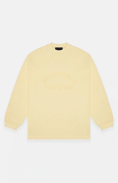 Fear of God ESSENTIALS Garden Yellow Long Sleeve T-Shirt