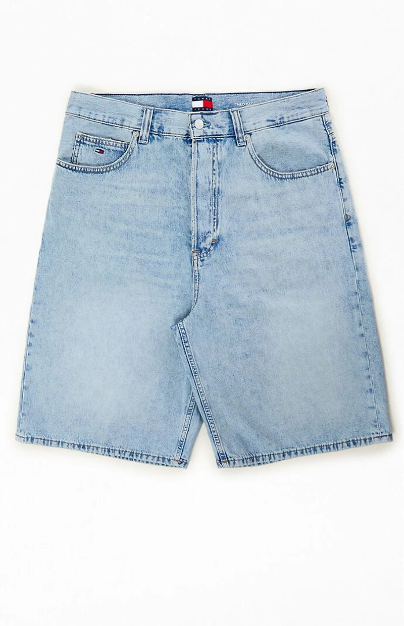 Tommy Jeans Theo Medium Blue Baggy Shorts