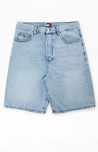 Tommy Jeans Theo Medium Blue Baggy Shorts
