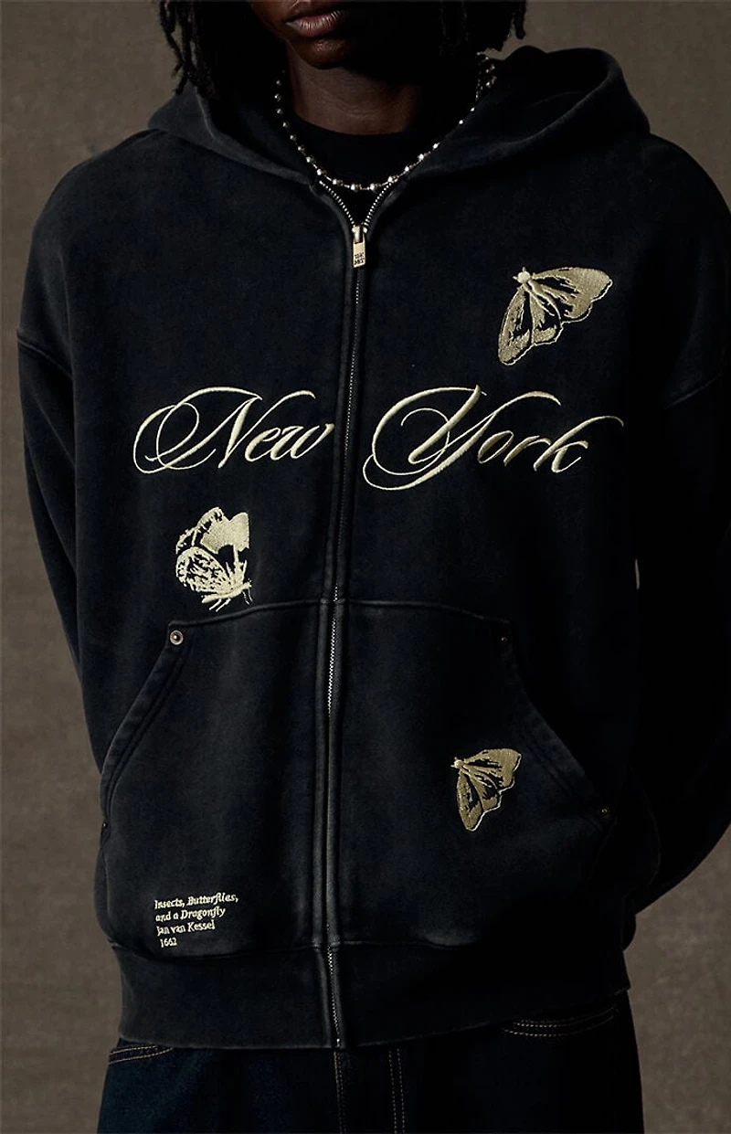 The Met x Pacsun Butterfly Zip Up Hoodie