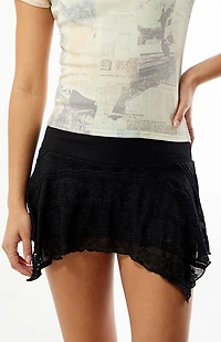 Your Favorite Asymmetrical Floral Mini Skort