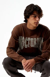 Pacsun Nocturnal Cropped Long Sleeve T-Shirt