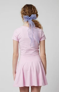 PAC 1980 Kids WHISPER Active Pink Crossover Mini Skort